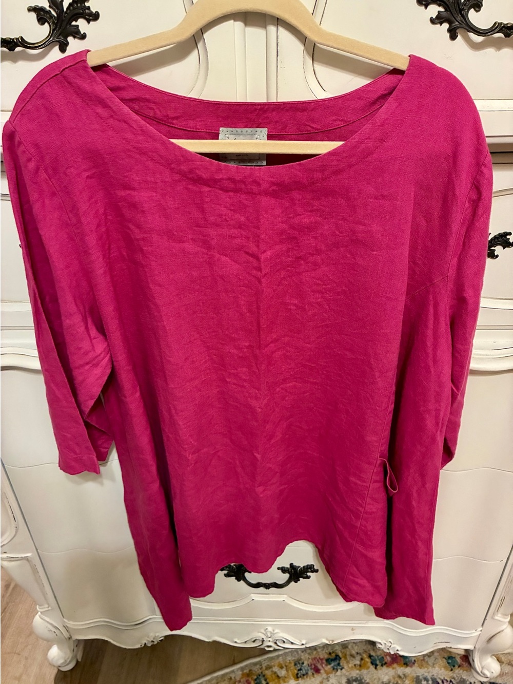 Chalet et Ceci Tonic Top Pink Lagenlook 2X